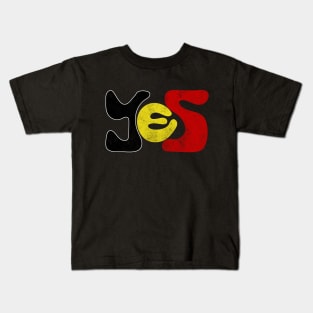 Yes to The Voice to Parliament Referendum Australia Aboriginal and Torres Straight Islander Kids T-Shirt